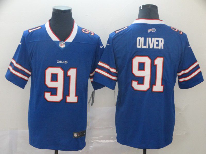 Men Buffalo Bills #91 Oliver Blue Nike Vapor Untouchable Limited Player NFL Jerseys->green bay packers->NFL Jersey